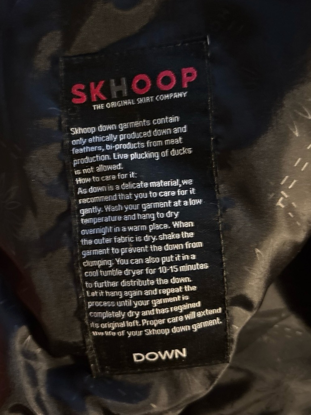 SKHOOP down puffer skirt - Picture 8 of 8